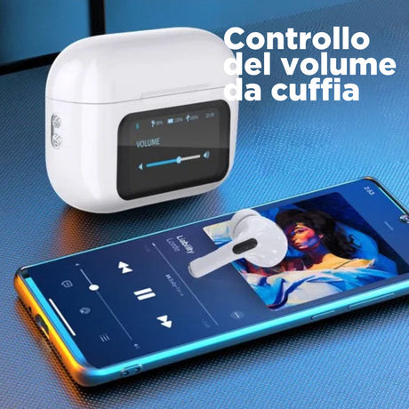 Smart Touch Pods, cuffie bluetooth con display integrato