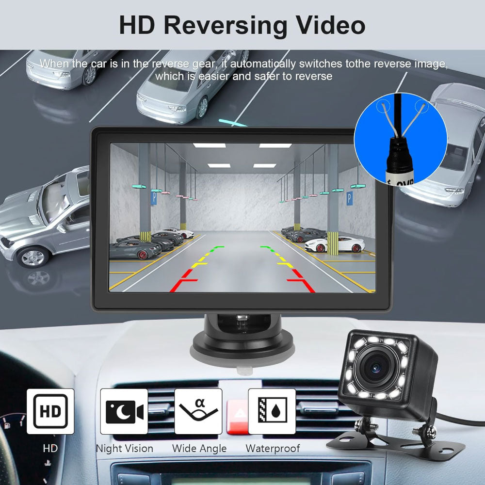 Drive Smart, CarPlay Senza Fili con Display Touchscreen HD da 7 Pollici