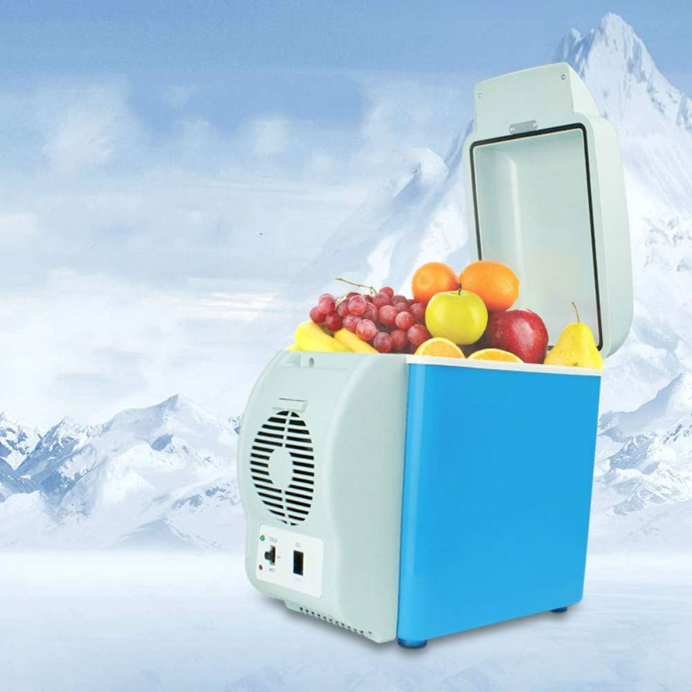 LGVSHOPPING Borsa Termica elettrica Frigorifero 7,5L Portatile Mini frigo  Auto da Viaggio Caldo Freddo con