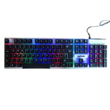 Gaming Keyboard RGB, con mouse incluso
