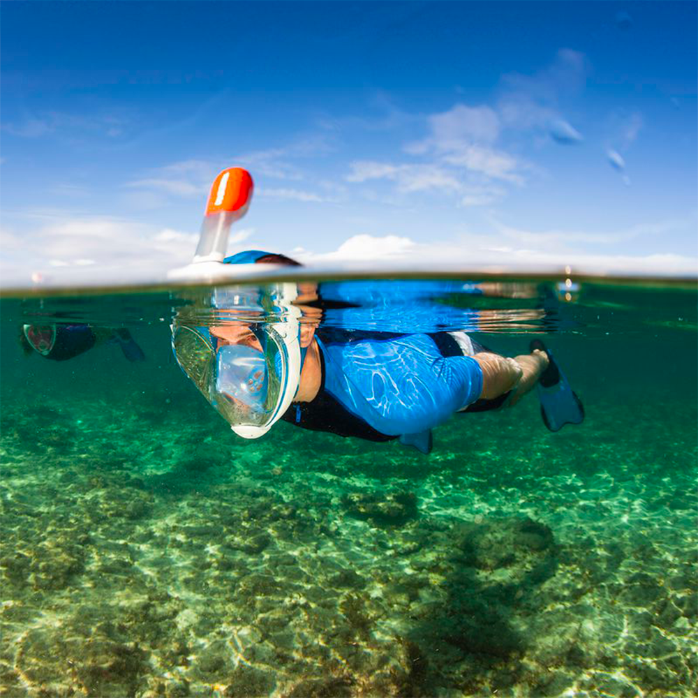 maschera per snorkeling integrale