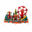 Scena animata a Led Parco divertimenti con ruota panoramica
