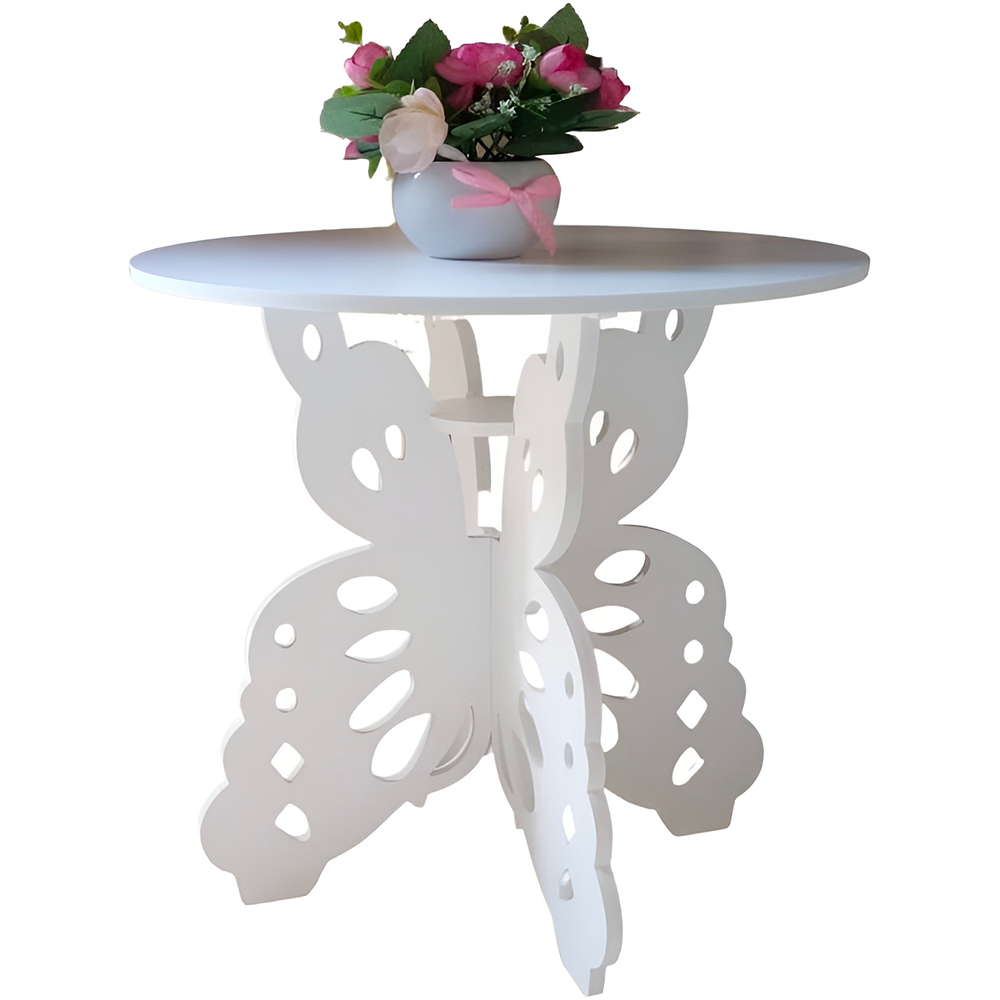 Tavolino da salotto con design a farfalla