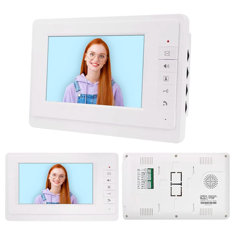 Videocitofonico cablato con monitor interno e telecamera esterna