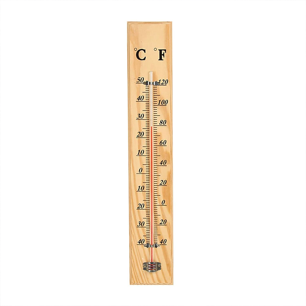 WoodenClime elegante termometro da muro