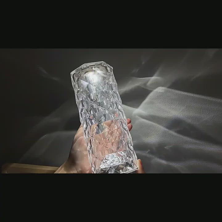 Diamond Lamp Lámpara efecto cristal táctil diamante de 3 luces