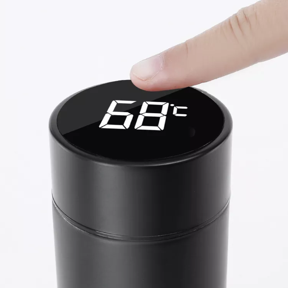 Bottiglia termica isolante con display Led temperatura