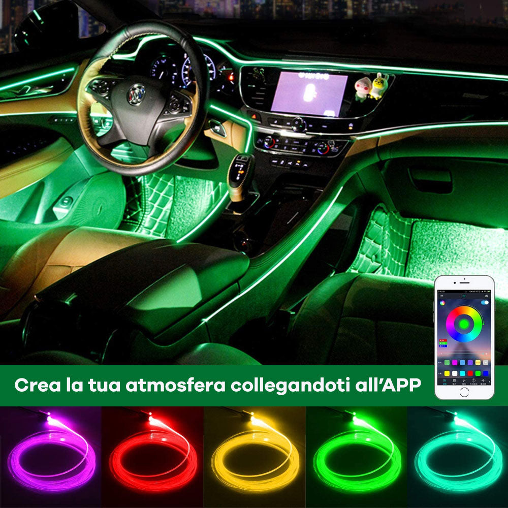 Luce interna per auto LED a prova di auto Touch Flash Light
