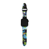 Cinturino smartwatch blu rose