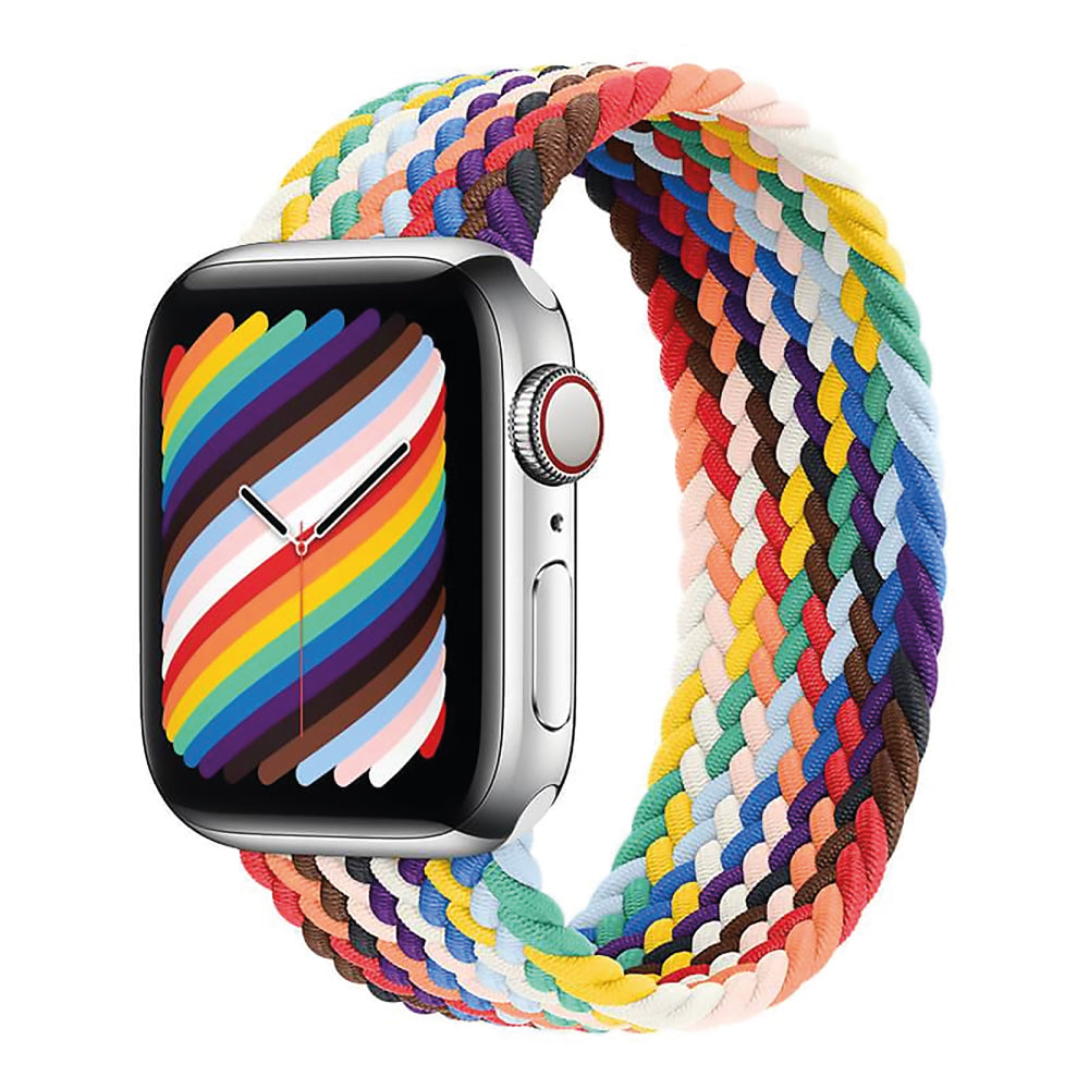 Cinturino Smartwatch Nylon in loop arcobaleno