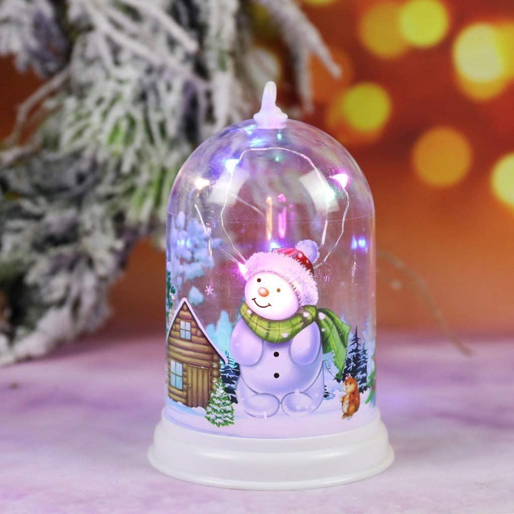 Decorazione natalizia LED pupazzo di neve