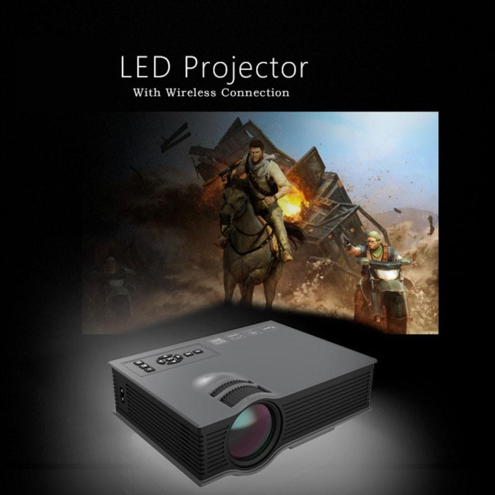 LED Proiettore 1200LM, 1080p supporto HD WiFi HDMI di altissima qualità