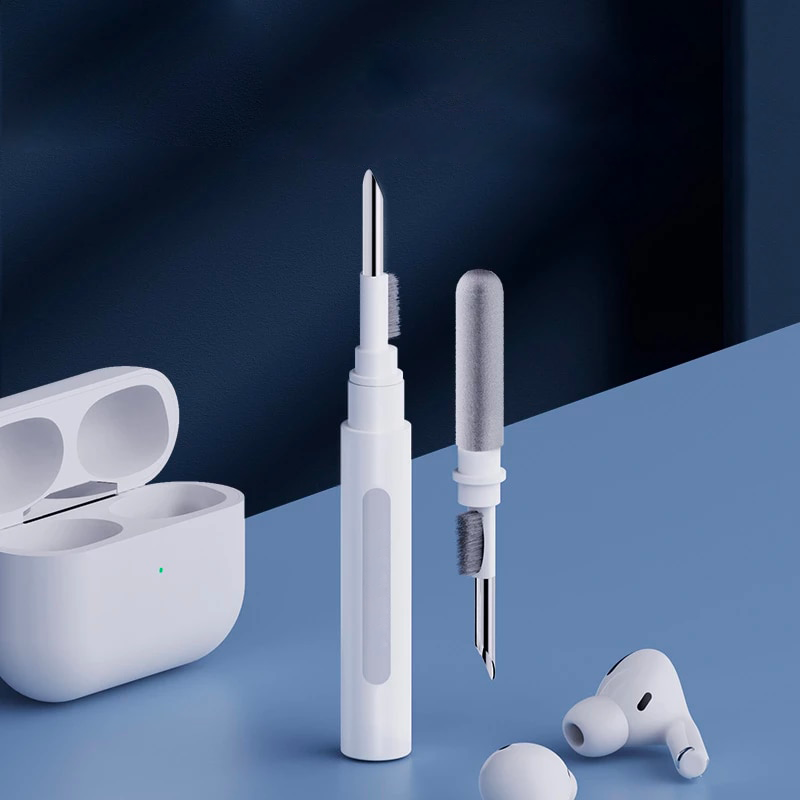 Lápiz de limpieza de auriculares multifunción compatible con