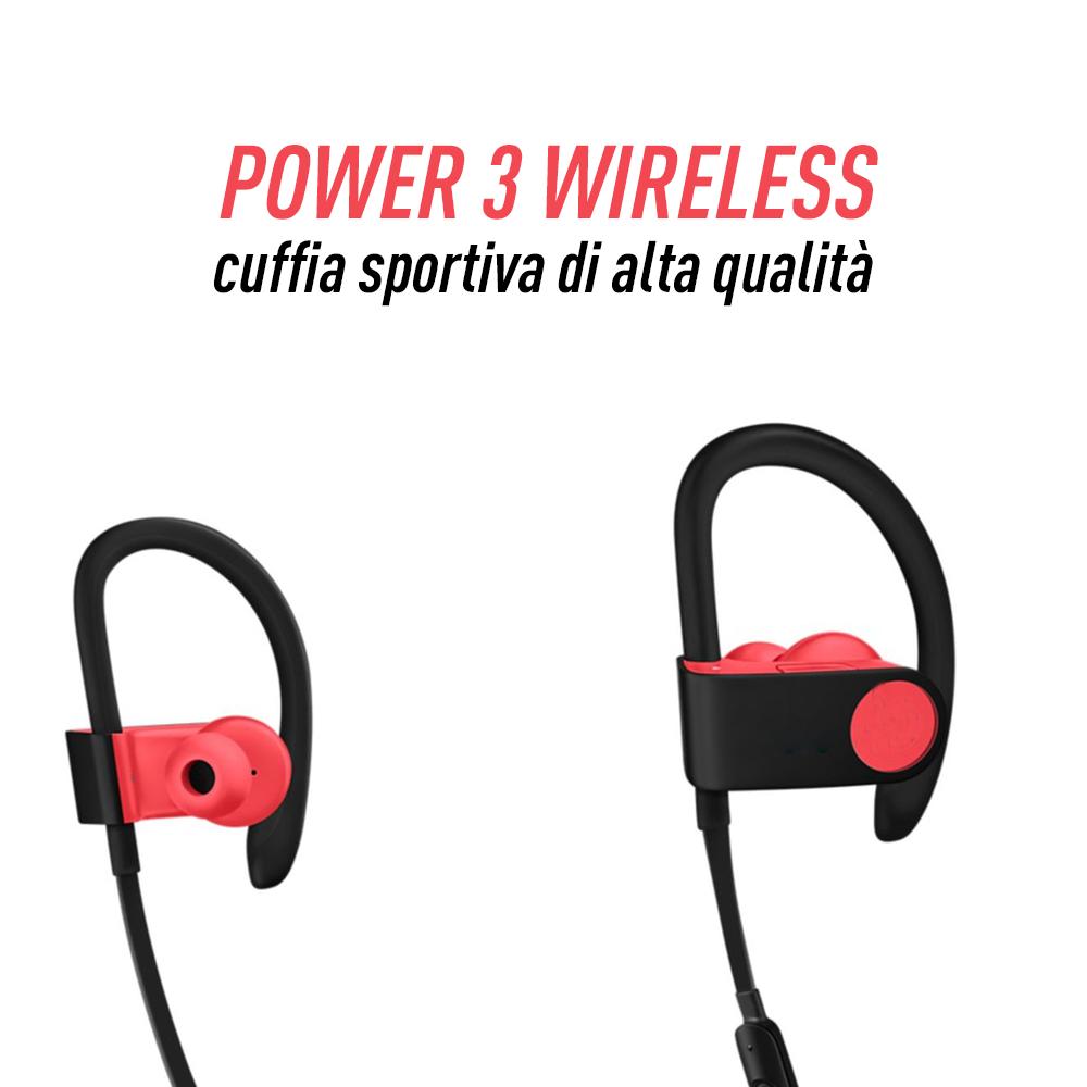 Power3 wireless, potente e comoda cuffia sportiva