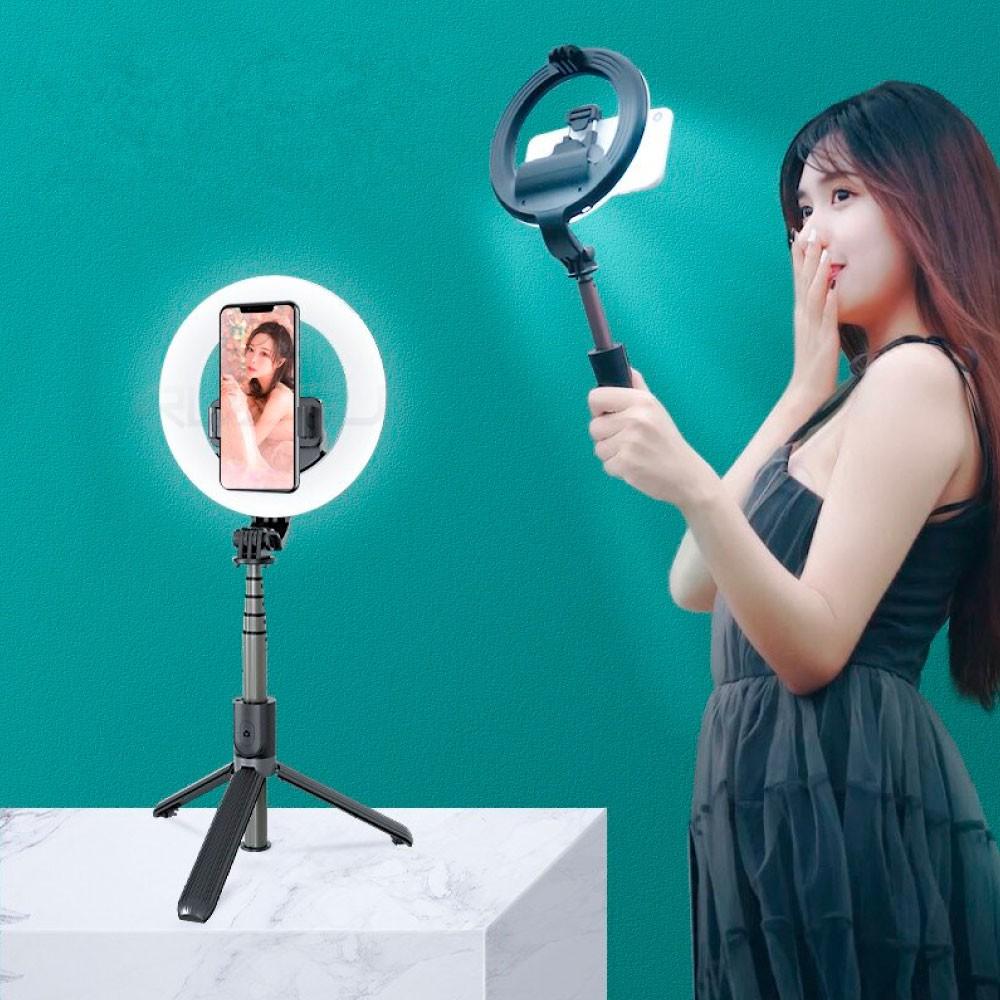 Selfie Stick L07 asta selfie a mini tre piedi con telecomando bluetoot –  FLR International