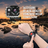Sport Cam - 4K schermo integrato