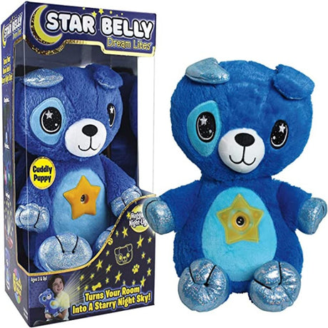 "STAR BELLY" Lampada Peluche Proiettore Per Bambini