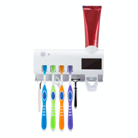 Multi Sterilizzatore UV Spazzolino Dispenser Dentifricio e